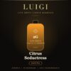 Luigi Citrus Seductress Series 8 disposable 2g live resin liquid diamond sativa device card