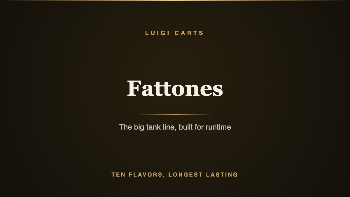 Luigi carts Las Vegas, the disposables collection available to Las Vegas buyers