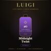 Luigi Midnight Twist Series 8 disposable 2g live resin liquid diamond hybrid device card