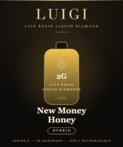 Luigi New Money Honey Series 8 disposable 2g live resin liquid diamond hybrid device card