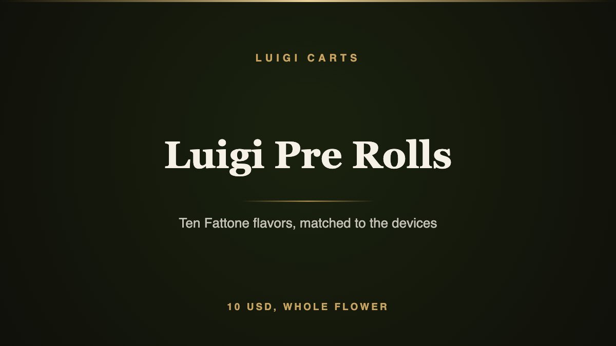 Luigi carts Detroit, the disposables collection available to Detroit buyers