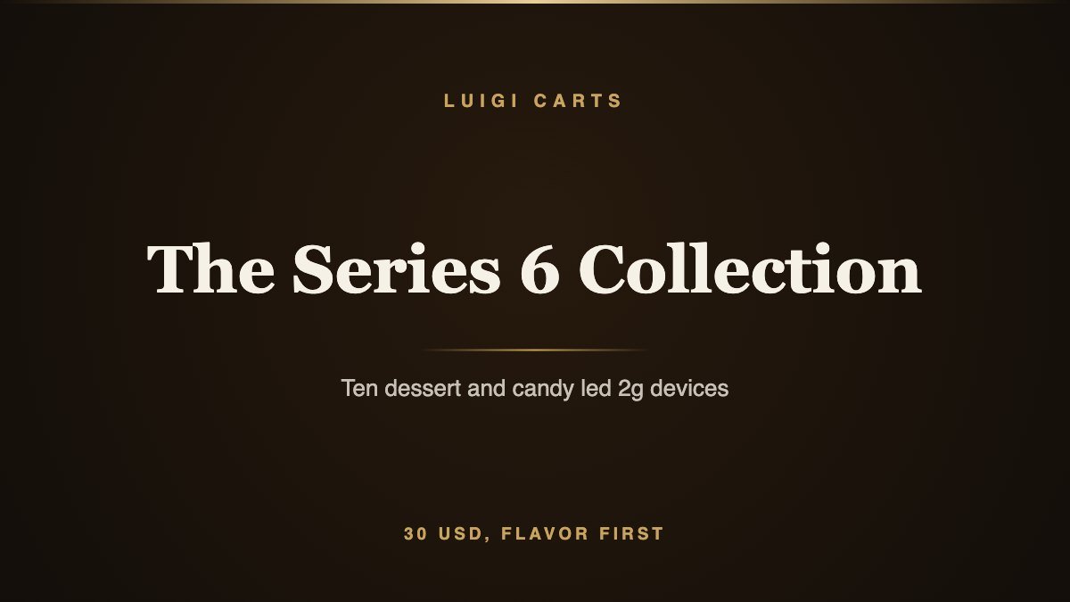 Series collection available when buying luigi carts detroit